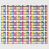 レインボークレイオンズアーティストアートチャイルドバースデーパーティー ラッピングペーパー (フラット)