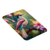 レインボークレステッドジェイファンタジーバード マグネット (右側)