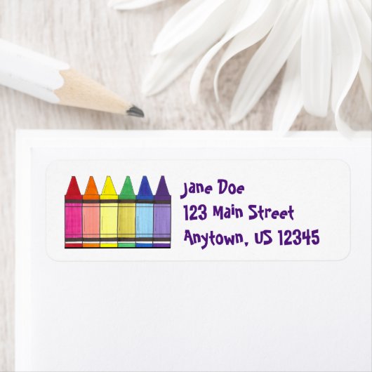 レインボークレヨンズアーティストアートサプライ先生プライド ラベル (インサイチュ)