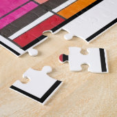 レインボークレヨンズアーティストアート先生カラーリング ジグソーパズル (側面)