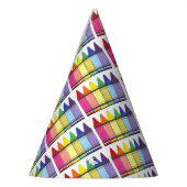 レインボークレヨンズアーティストクラス誕生日パーティー パーティーハット (左)