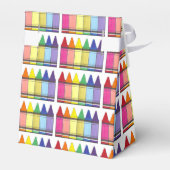 レインボークレヨンズアーティストクラス誕生日パーティー フェイバーボックス (裏面サイド)