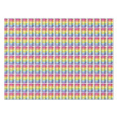 レインボークレヨンズスクールアート先生カラーリングプライド テーブルクロス (正面(横))