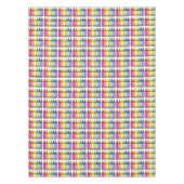 レインボークレヨンズスクールアート先生カラーリングプライド テーブルクロス (正面)