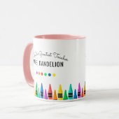 レインボークレヨンズワールドズグレート先生コーヒー マグカップ (正面左)