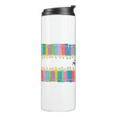 レインボークレヨンズワールド最大先生コーヒーマグ タンブラー (回転左)