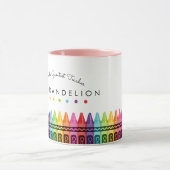 レインボークレヨンズワールド最大先生コーヒー マグカップ (中央)