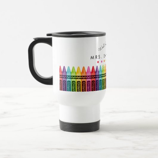 レインボークレヨン世界最大先生旅行 トラベルマグ (左)