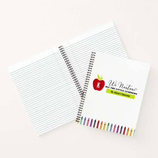 レインボークレヨン小学校を育成 ノートブック (内部)