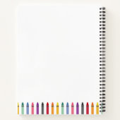 レインボークレヨン小学校を育成 ノートブック (裏面)