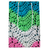 レインボークロシェデザイン ミディアムペーパーバッグ (裏面)