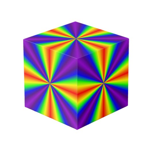 レインボークロスフォトキューブ フォトキューブ (正面アングル)