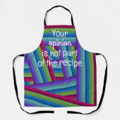 レインボークロス エプロン (正面)