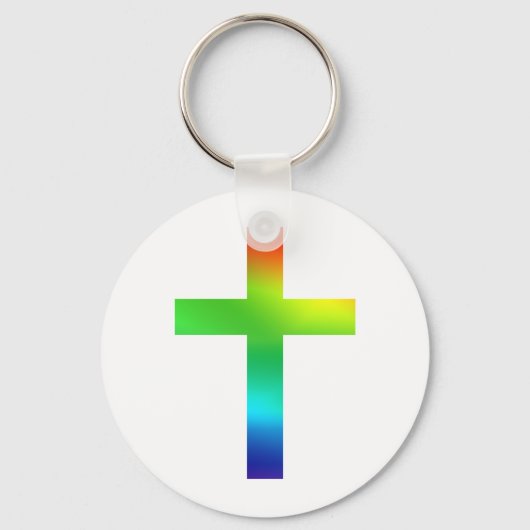 レインボークロス キーホルダー (正面)