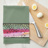 レインボークールマスのスキンフィッシャーマンズ キッチンタオル (四つ折り)