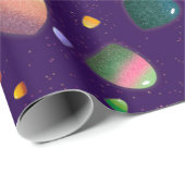 レインボーグムドロップキャンディ ラッピングペーパー (ロールコーナー)