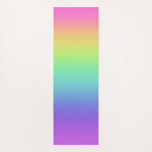 レインボーグラジエントヨガマット ヨガマット (裏面)