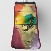 レインボーグラスドラマ ゴルフヘッドカバー (回転90)