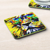 レインボーグラスライオ絵画ンのアイテム。買今 コースター (左側)