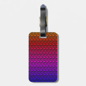 レインボーグラディエントPangolinラゲッジタグ ラゲッジタグ (裏面縦)