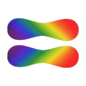 レインボーグラデーシストライプのョン 野球ボール (パネル)