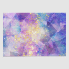 レインボーグラデーションと金ゴールドの火炎のオパール 薄葉紙