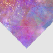 レインボーグラデーションと金ゴールドの火炎のオパール 薄葉紙 (詳細)