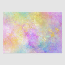 レインボーグラデーションと金ゴールドの火炎のオパール