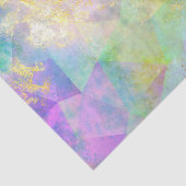 レインボーグラデーションと金ゴールドの火炎のオパール 薄葉紙 (詳細)