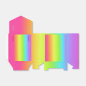 レインボーグラデーショングラデーション誕生日パーティーの好意ボックス フェイバーボックス (折り畳みなし)