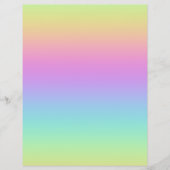 レインボーグラデーションスクラップブック紙 (正面)