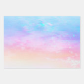 レインボーグラデーショントリオ ラッピングペーパーシート (正面)