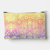 レインボーグラデーションバタフライ&ラディバグ アクセサリーポーチ (裏面)