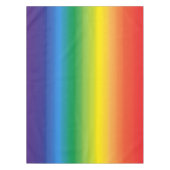 レインボーグラデーションパターンホームデコールとパーティー テーブルクロス (正面)