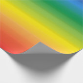 レインボーグラデーションブモダンライトはっきりしたプライド ラッピングペーパー (角)