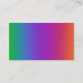 レインボーグラデーション名刺 名刺 (裏面)