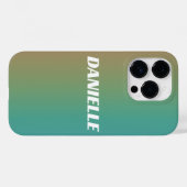 レインボーグラデーション名前をカスタムする Case-Mate iPhoneケース (裏面 (横))