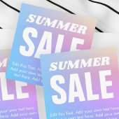 レインボーグラデーション販売割引カード エンクロージャーカード