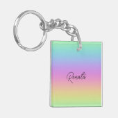 レインボーグラデーション キーホルダー (正面左)