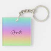 レインボーグラデーション キーホルダー (裏面)