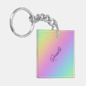 レインボーグラデーション キーホルダー (正面左)