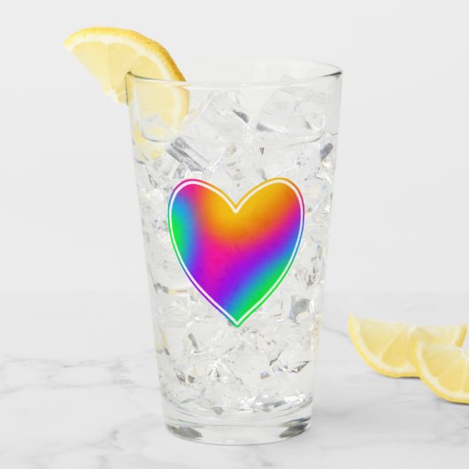 レインボーグラデーション タンブラーグラス (アイス正面)