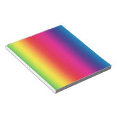レインボーグラデーション ノートパッド (アングル)