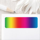 レインボーグラデーション ラベル (インサイチュ)
