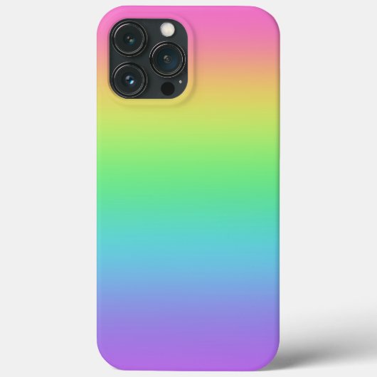 レインボーグラデーション Case-Mate iPhoneケース (裏面)