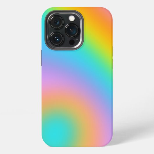 レインボーグラデーション iPhoneケース (裏面)