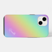 レインボーグラデーション iPhoneケース (裏面横)