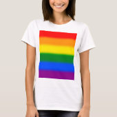 レインボーグラデーション Tシャツ (正面)