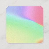 レインボーグラデーションLGBTQIA+ スクエア名刺 (裏面)