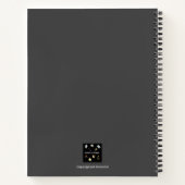 レインボーグラフ紙デザイン手帳 ノートブック (裏面)